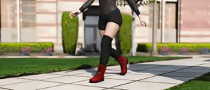 GTA 5 MP Clothes Mod knee High Boots